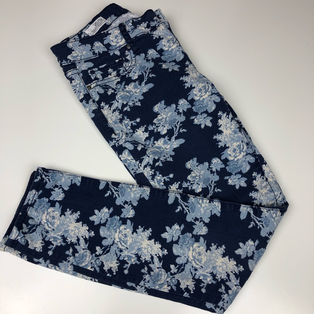 Gap 1969 Always Skinny Floral Jeans